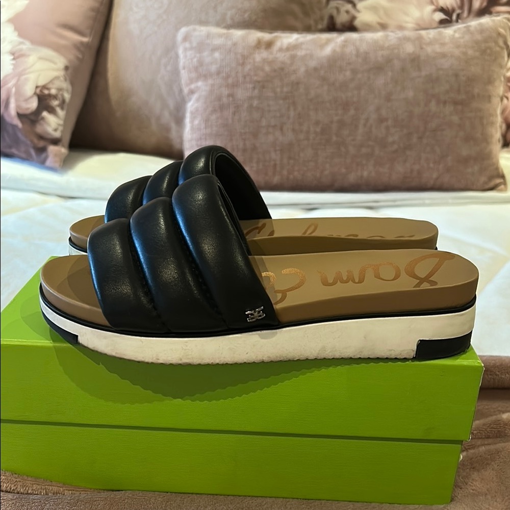 Sam Edelman Black Annalisa Slide Sandals